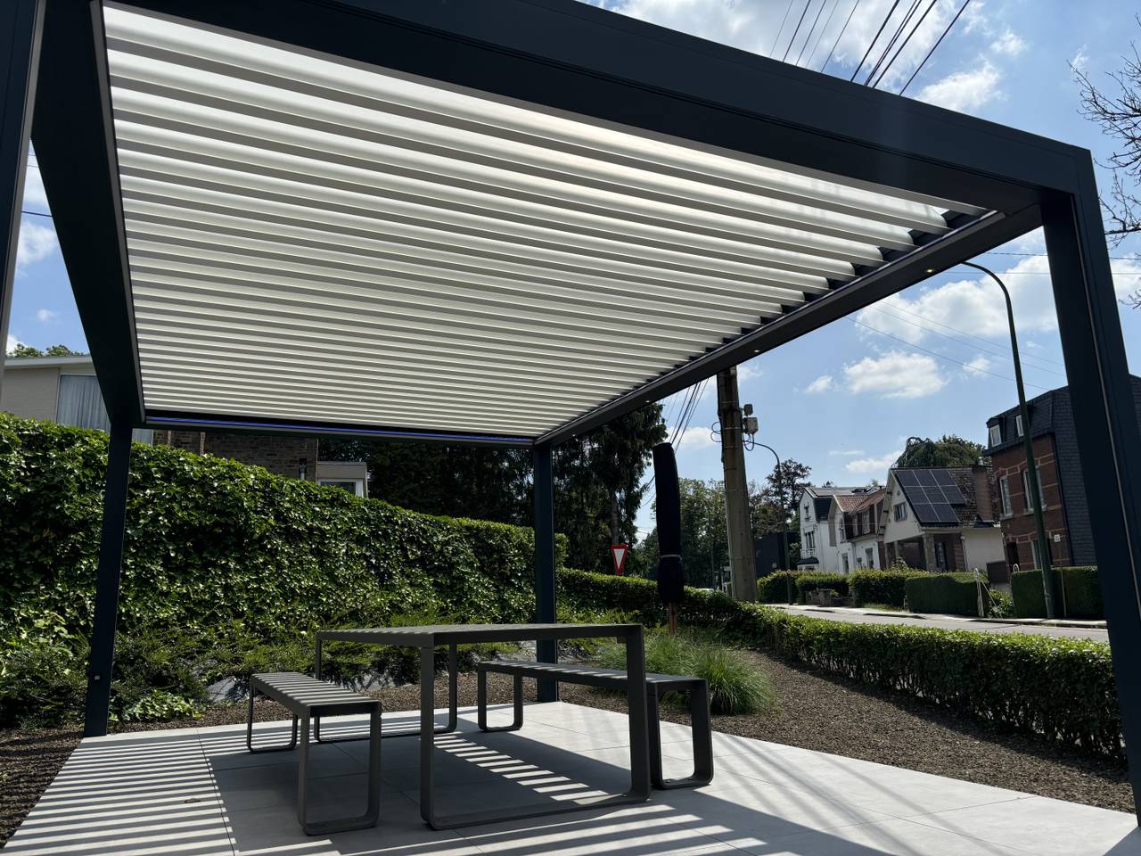 pergola bioclimatique embourg