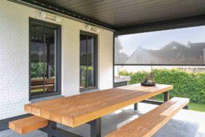 pergola bioclimatique avec store