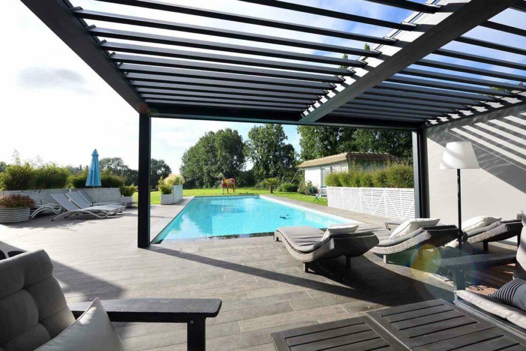 pergola b200 piscine