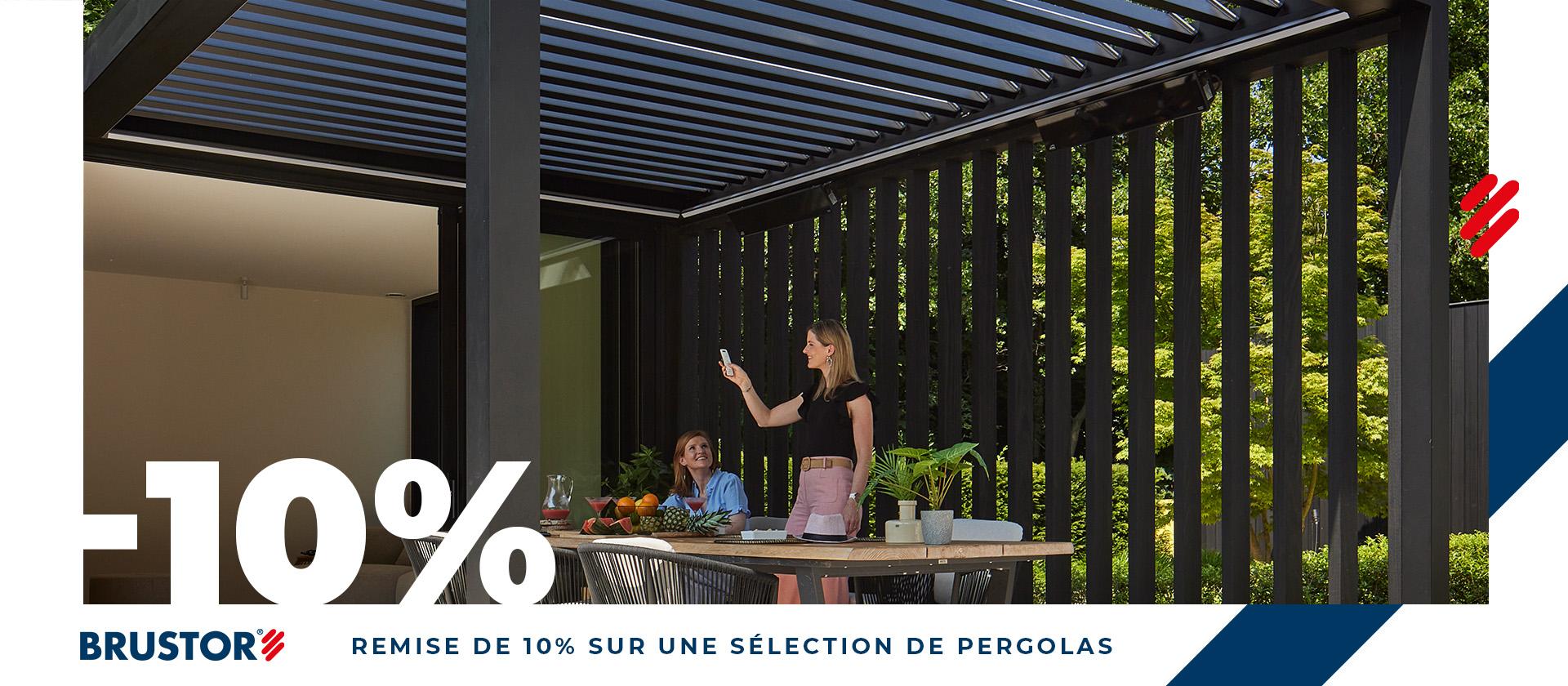 promotion pergola brustor