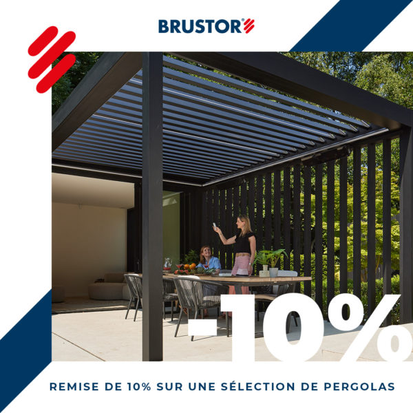 promotion printemps pergola brustor